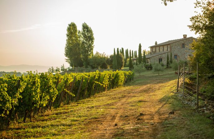 podere monti villa in toscana